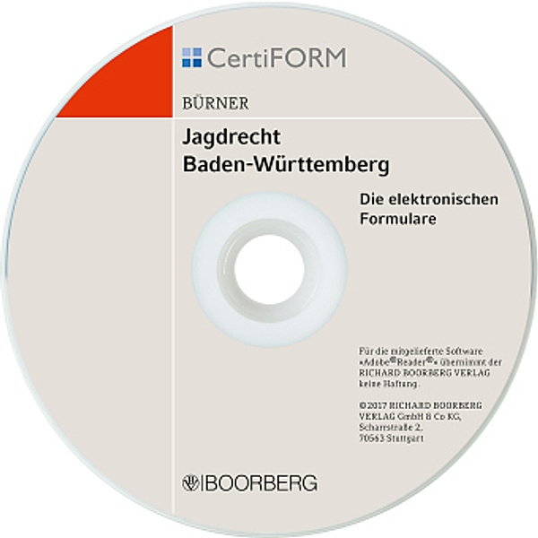 Jagdrecht Baden-Württemberg III, 1 DVD-ROM, Martin Bürner