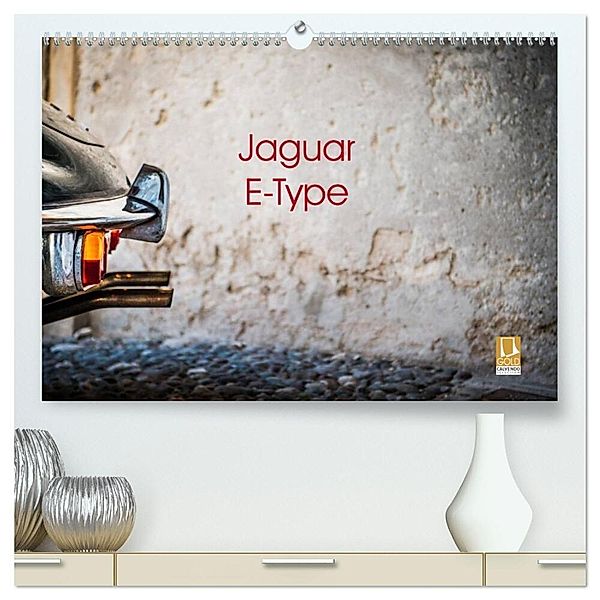 Jaguar E-Type 2025 (hochwertiger Premium Wandkalender 2025 DIN A2 quer), Kunstdruck in Hochglanz, Calvendo, Petra Sagnak