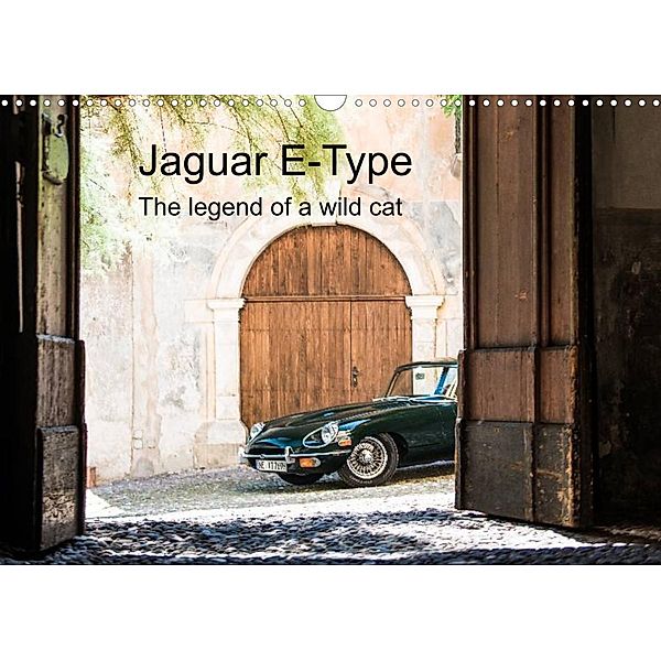 Jaguar E-Type (Wall Calendar 2023 DIN A3 Landscape), Petra Sagnak