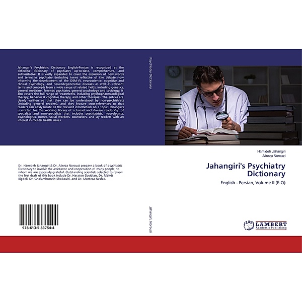 Jahangiri's Psychiatry Dictionary, Hamideh Jahangiri, Alireza Norouzi
