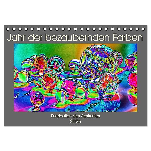 Jahr der bezaubernden Farben (Tischkalender 2025 DIN A5 quer), CALVENDO Monatskalender, Calvendo, Lena Iliopoulou