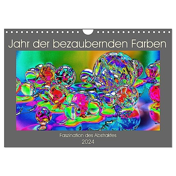 Jahr der bezaubernden Farben (Wandkalender 2024 DIN A4 quer), CALVENDO Monatskalender, Lena Iliopoulou