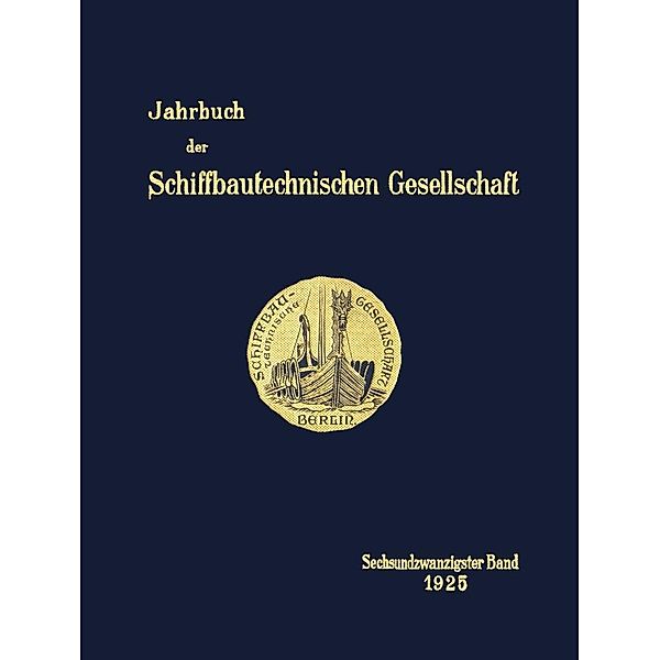 Jahrbuch, Schiffbautechnischen Gesellschaft