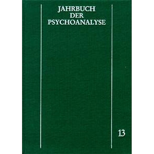 Jahrbuch der Psychoanalyse / Band 13