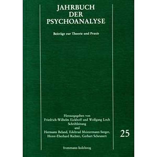 Jahrbuch der Psychoanalyse / Band 25