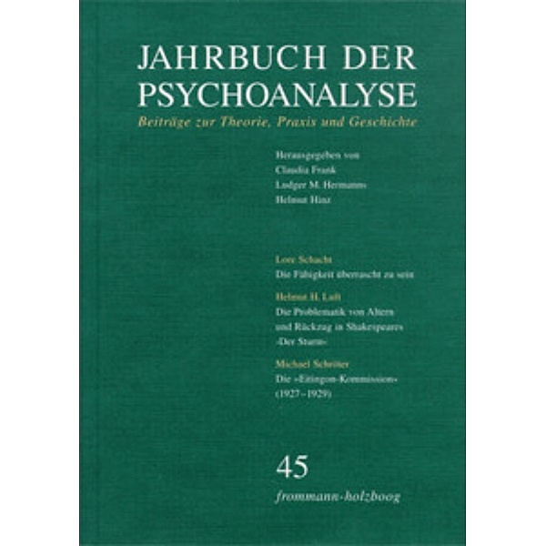 Jahrbuch der Psychoanalyse / Band 45