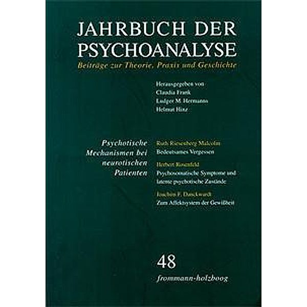 Jahrbuch der Psychoanalyse / Band 48: Psychotische Mechanismen bei neurotischen Patienten