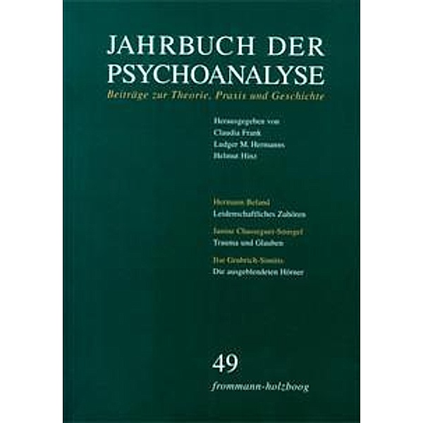 Jahrbuch der Psychoanalyse / Band 49