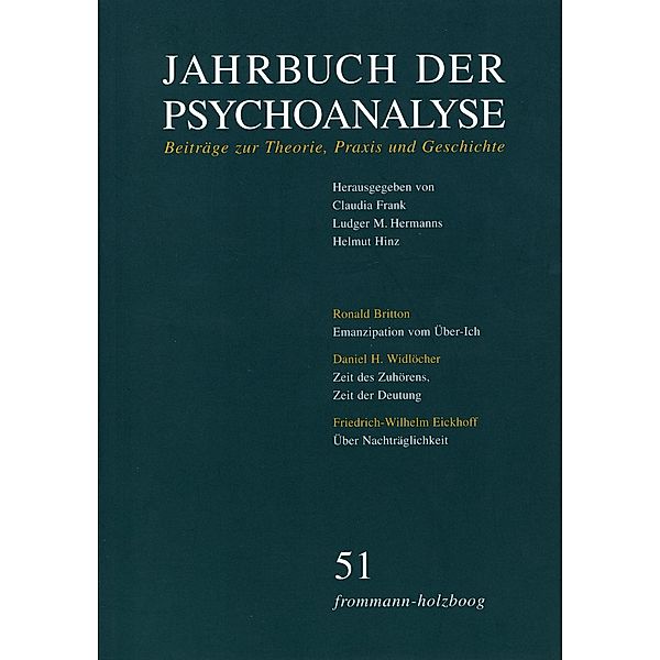 Jahrbuch der Psychoanalyse / Band 51