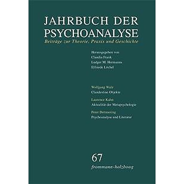 Jahrbuch der Psychoanalyse / Band 67