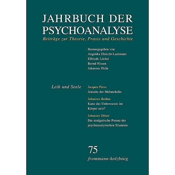Jahrbuch der Psychoanalyse / Band 75: Leib und Seele