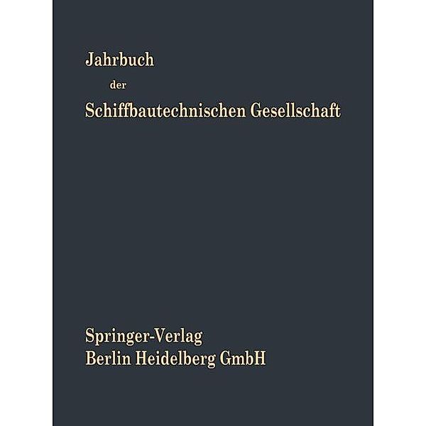 Jahrbuch der Schiffbautechnischen Gesellschaft, Hans K. Kloeß