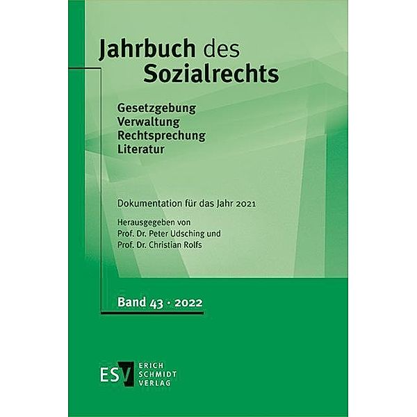 Jahrbuch des Sozialrechts
Dokumentation für das Jahr 2021