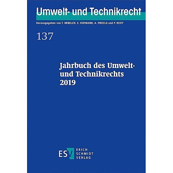 Jahrbuch des Umwelt- und Technikrechts 2019