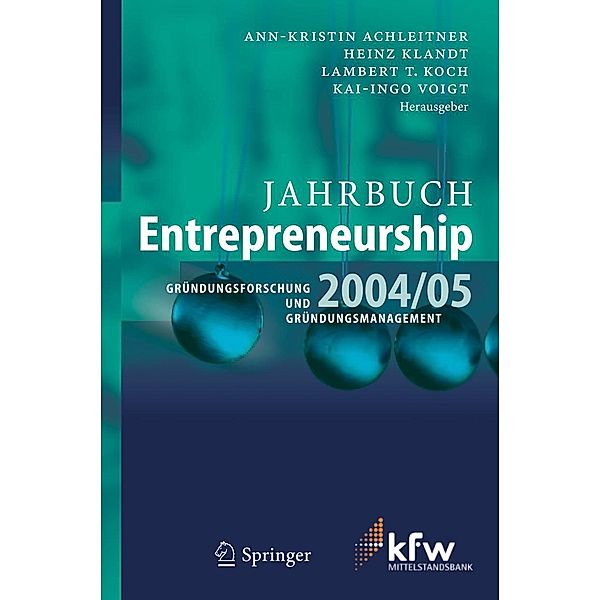 Jahrbuch Entrepreneurship 2004/05