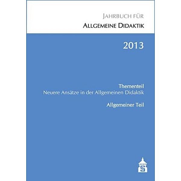 Jahrbuch für Allgemeine Didaktik 2013