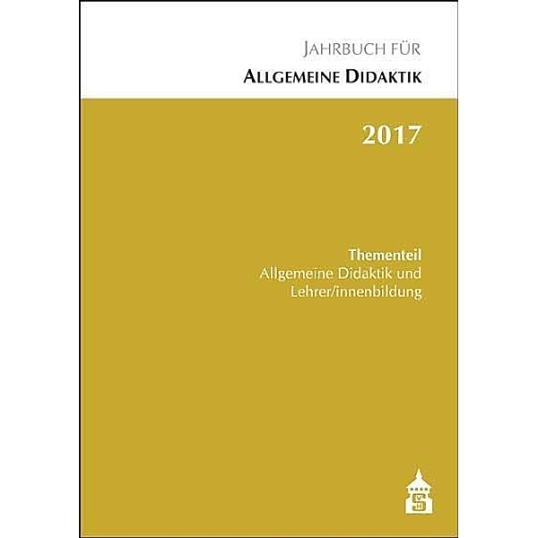 Jahrbuch für Allgemeine Didaktik 2017