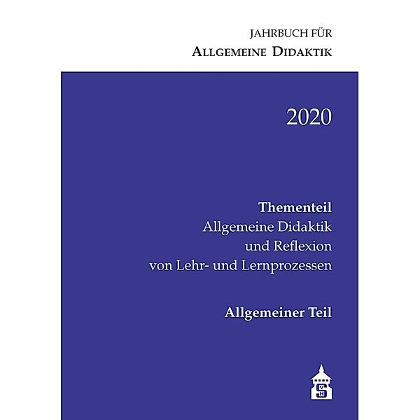 Jahrbuch für Allgemeine Didaktik 2020