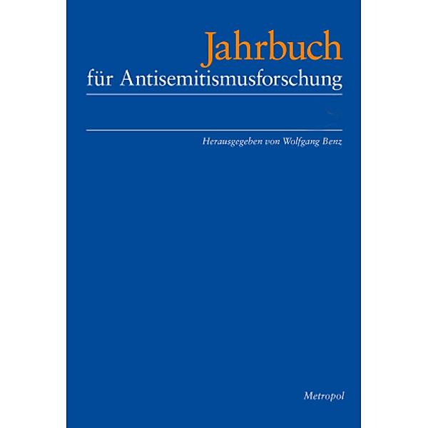 Jahrbuch für Antisemitismusforschung / Jahrbuch für Antisemitismusforschung 15 (2006)