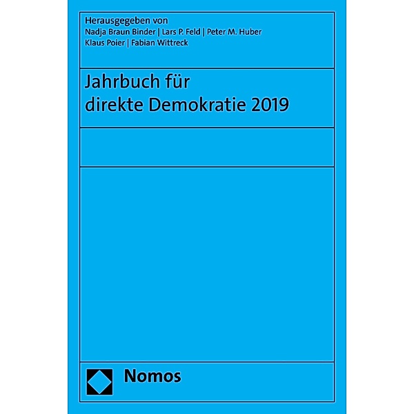 Jahrbuch für direkte Demokratie 2019 / Jahrbuch für direkte Demokratie Bd.2019