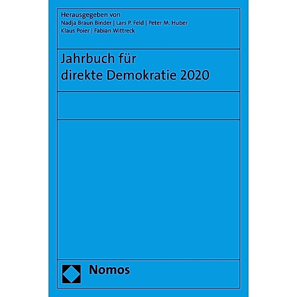 Jahrbuch für direkte Demokratie 2020 / Jahrbuch für direkte Demokratie