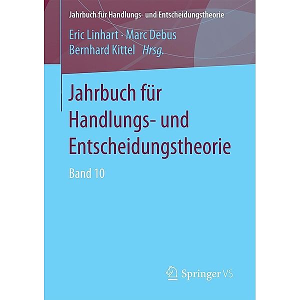 Jahrbuch für Handlungs- und Entscheidungstheorie / Jahrbuch für Handlungs- und Entscheidungstheorie