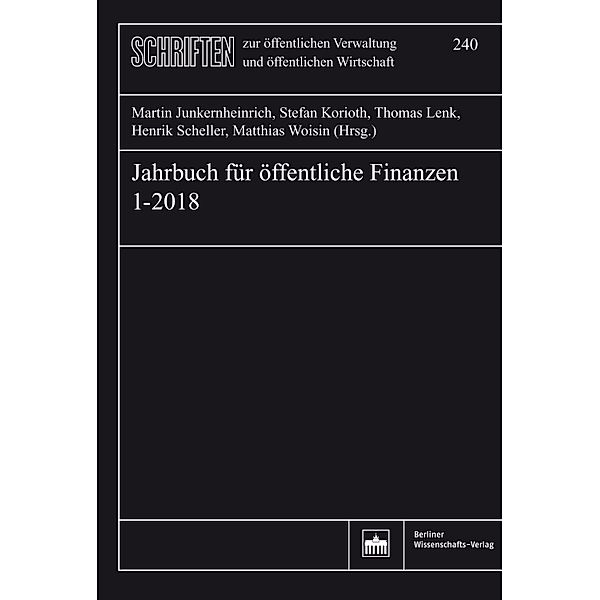 Jahrbuch für öffentliche Finanzen 1-2018