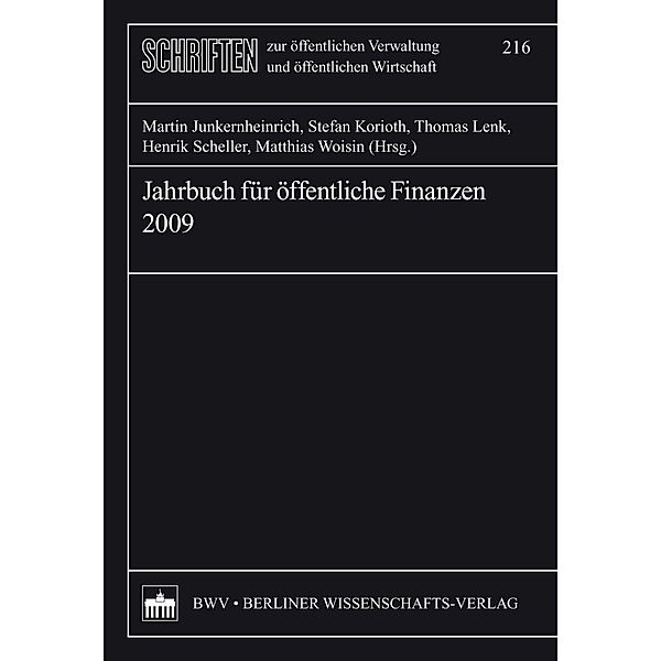 Jahrbuch für öffentliche Finanzen 2009