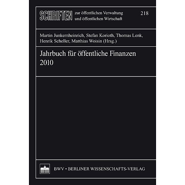 Jahrbuch für öffentliche Finanzen 2010