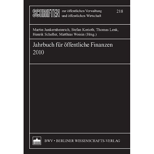 Jahrbuch für öffentliche Finanzen 2010