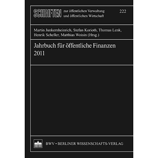 Jahrbuch für öffentliche Finanzen 2011