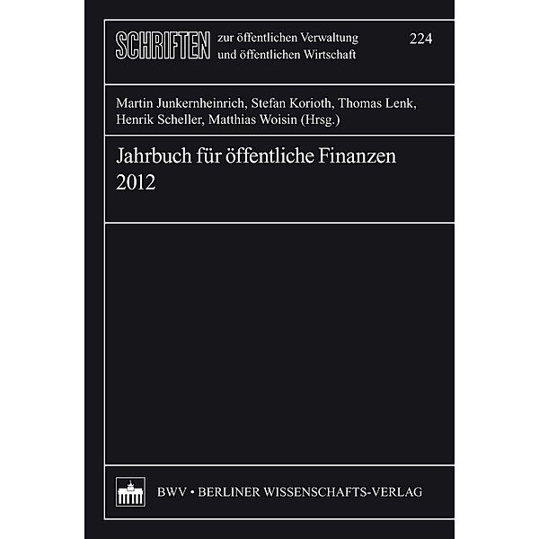 Jahrbuch für öffentliche Finanzen 2012
