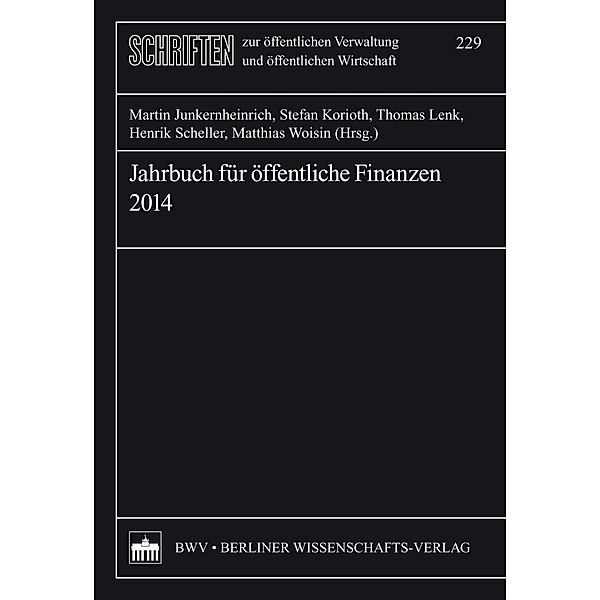 Jahrbuch für öffentliche Finanzen 2014