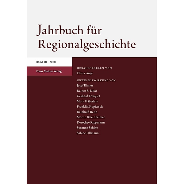 Jahrbuch für Regionalgeschichte 38 (2020)