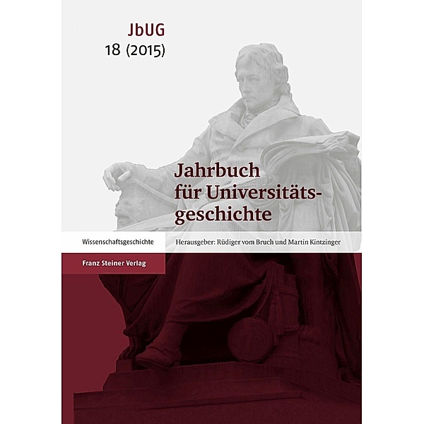 Jahrbuch für Universitätsgeschichte 18 (2015)