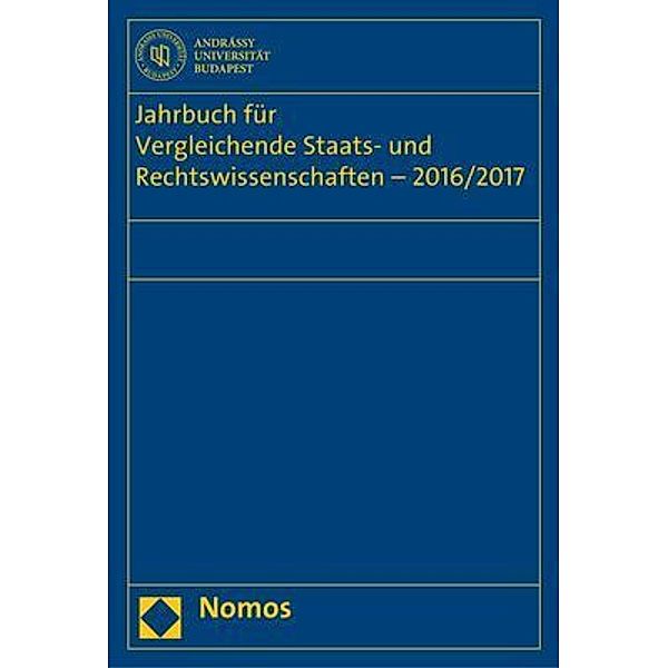 Jahrbuch für Vergleichende Staats- und Rechtswissenschaften - 2016/2017