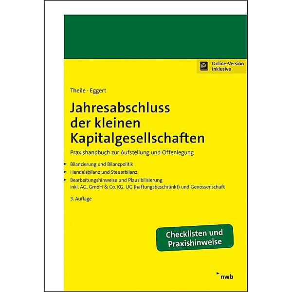 Jahresabschluss der kleinen Kapitalgesellschaften, Carsten Theile, Wolfgang Eggert