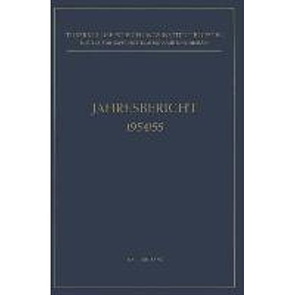 Jahresbericht 1954/55 / Jahresbericht des Tuberkulose-Forschungsinstituts Borstel Bd.1954/55, Enno Freerksen