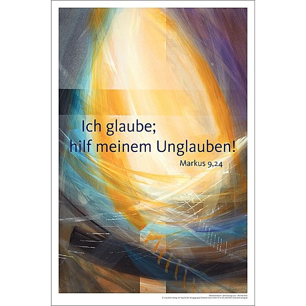 Jahreslosung 2020 - Kunstdruck 40 x 60 cm, Eberhard Münch