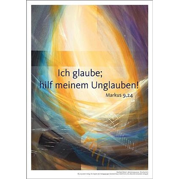 Jahreslosung 2020 - Kunstdruck A4, Eberhard Münch