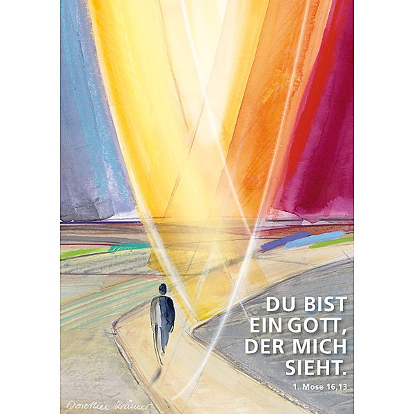 Jahreslosung 2023 - Blickwechsel - Kunstblatt DIN A3, Dorothee Krämer