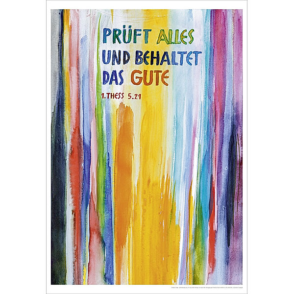 Jahreslosung Felger 2025, Kunstdruck 63 x 92 cm, Andreas Felger