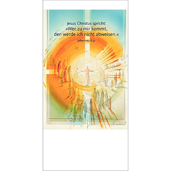 Jahreslosung Münch 2022 - Faltkarte mit Betrachtung (10er-Set), Eberhard Münch