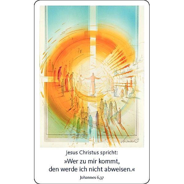 Jahreslosung Münch 2022 - Kalender im Scheckkartenformat (10er-Set), Eberhard Münch