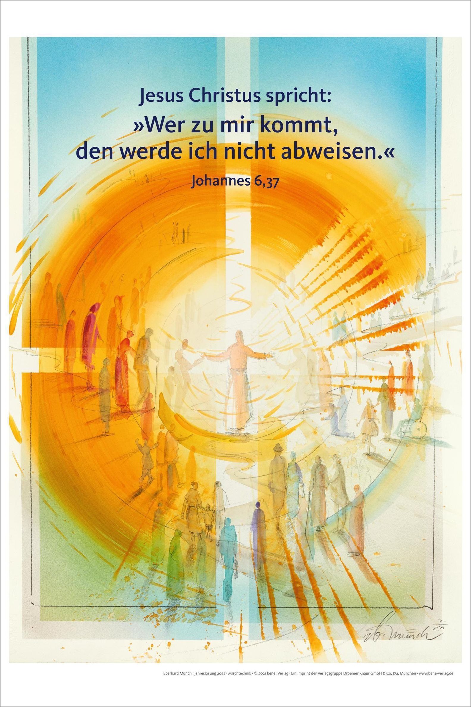 Jahreslosung Münch 2022, Kunstdruck 40 x 60 | Weltbild.de