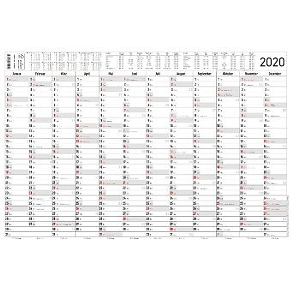 Jahresplaner 2020, ALPHA EDITION