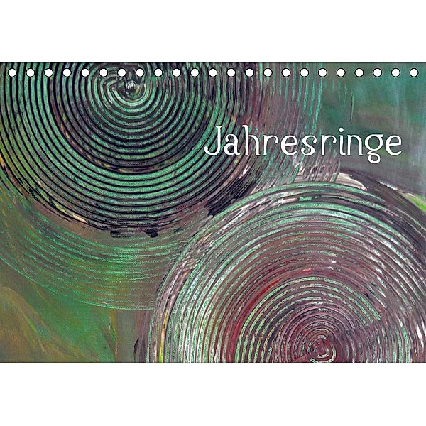 Jahresringe (Tischkalender 2021 DIN A5 quer), kexDESIGN