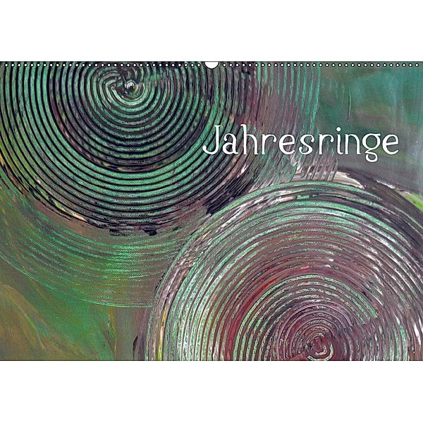 Jahresringe (Wandkalender 2018 DIN A2 quer), kexDESIGN