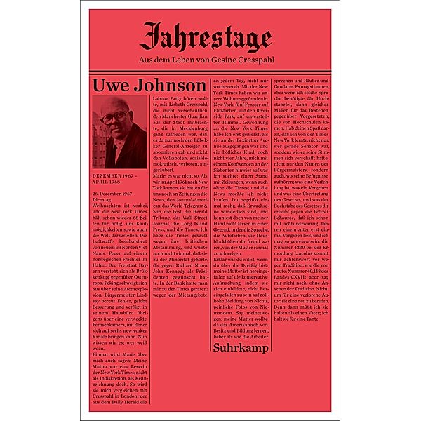 Jahrestage 2, Uwe Johnson