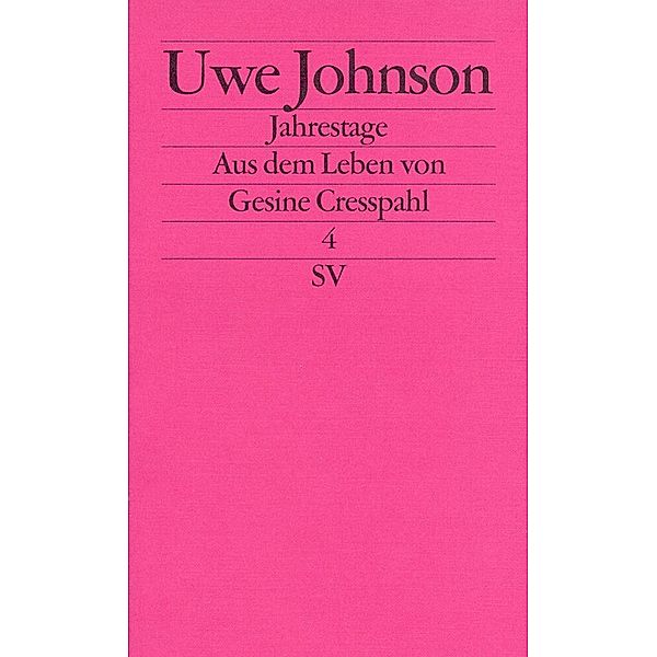 Jahrestage.Bd.4, Uwe Johnson